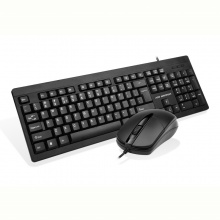 冰甲BT190商务键鼠套装 办公家用有线键盘鼠标厂家直销