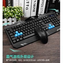 冰甲BT230办公游戏套装 键盘鼠标套装 家用办公键鼠鼠标套装